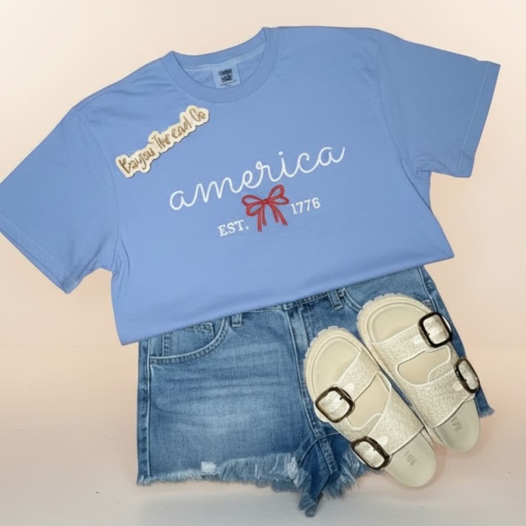 America Bow Tee