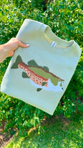 Cross Stitch Bass Crewneck