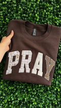 Pray Appliqué Crewneck