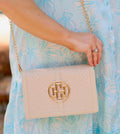 Cecilia Circle Logo Handbag