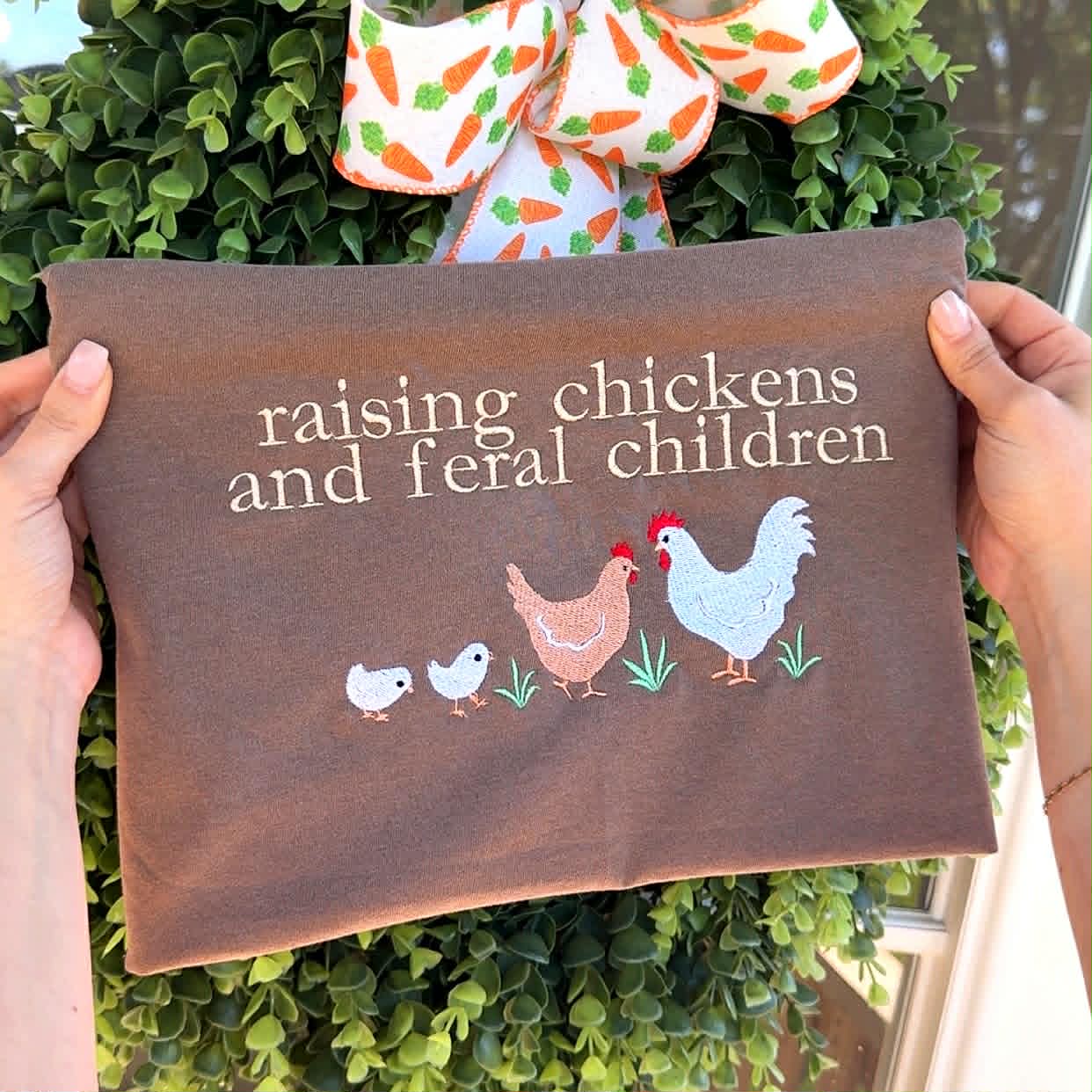 Raising Chickens & Feral Children Tee