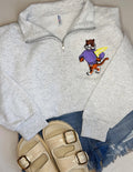 Preppy Vintage Tiger QTR Zip