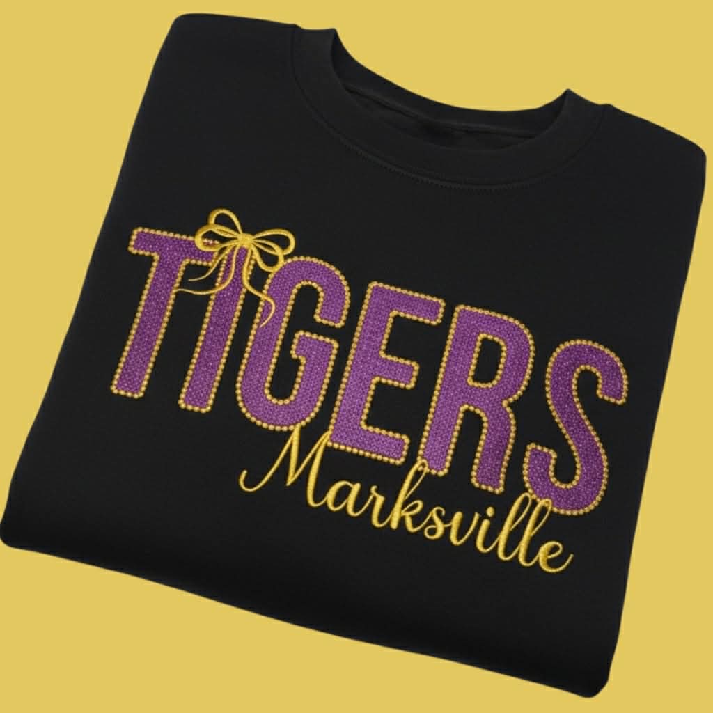 Marksville Tigers Crewneck – Bayou Thread Co