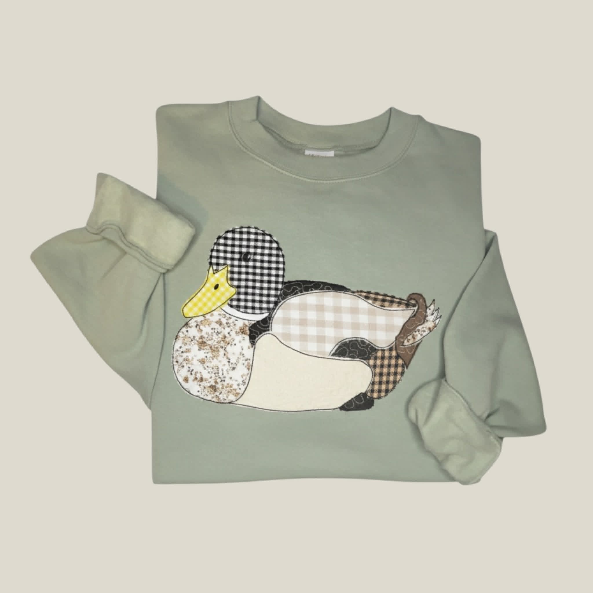 Patchwork Duck Crewneck – Bayou Thread Co