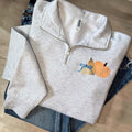 Pumpkin Patch Monogram Quarter Zip