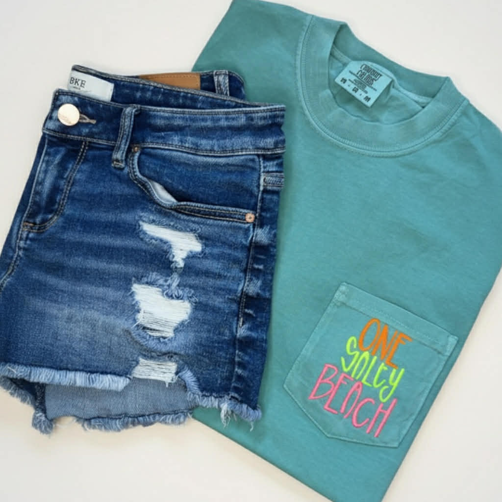 Summer Glow Pocket Tee