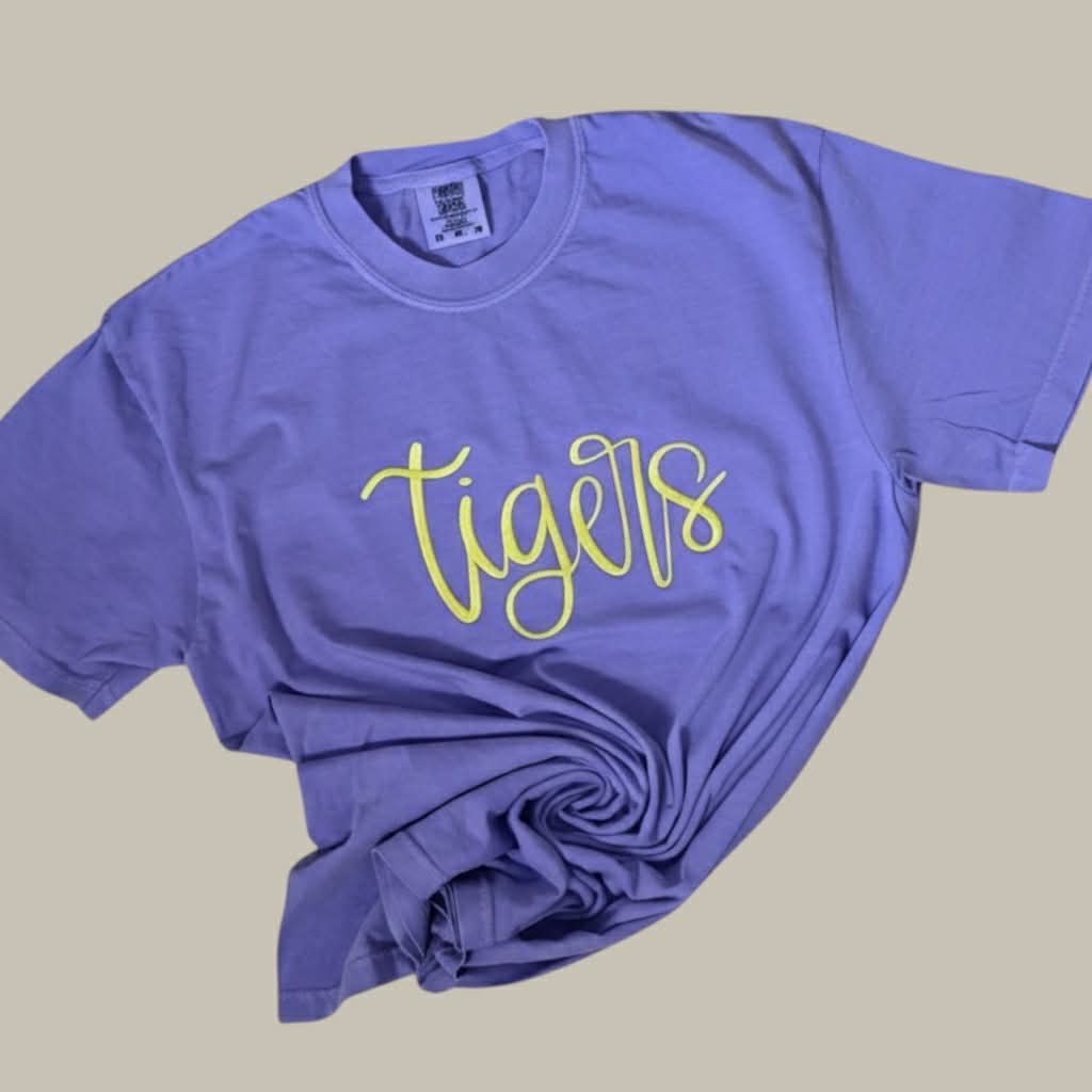 Tigers Script Tee