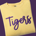 Tigers 3D Puff Embroidered Crewneck