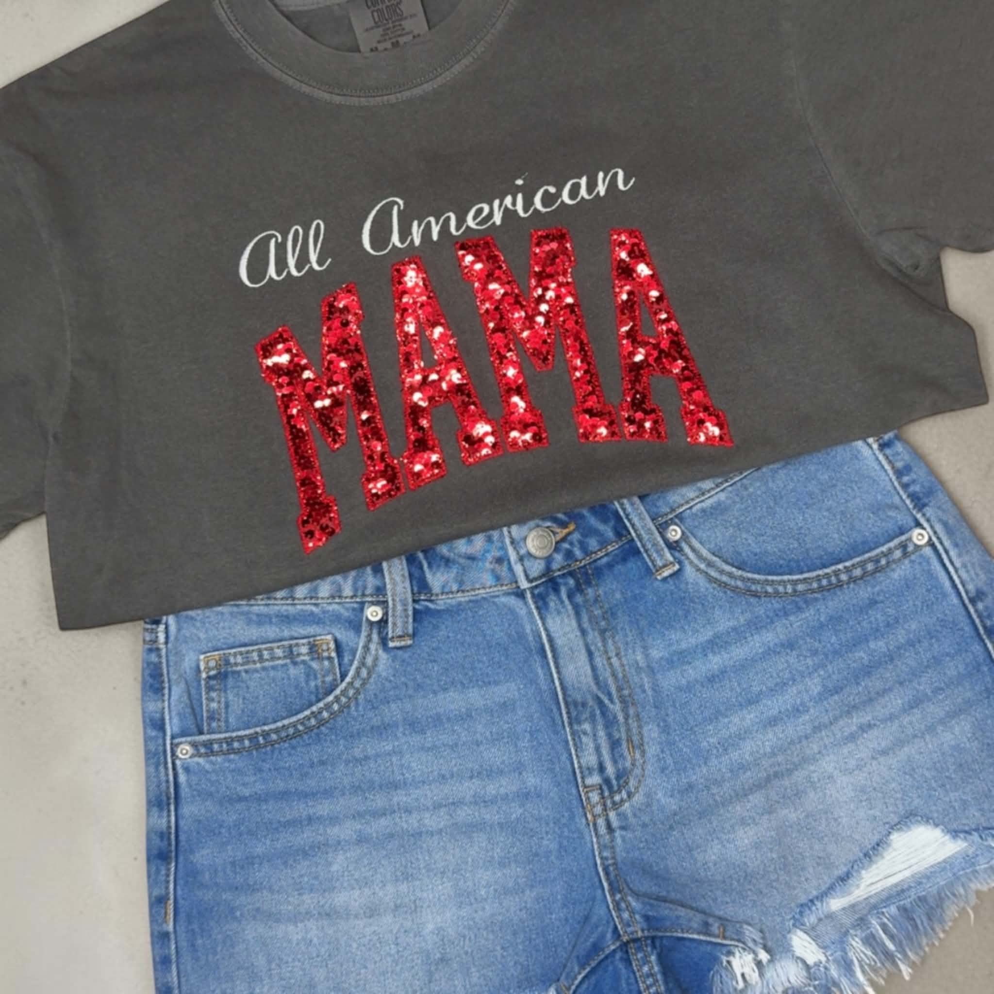 All American Mama Tee