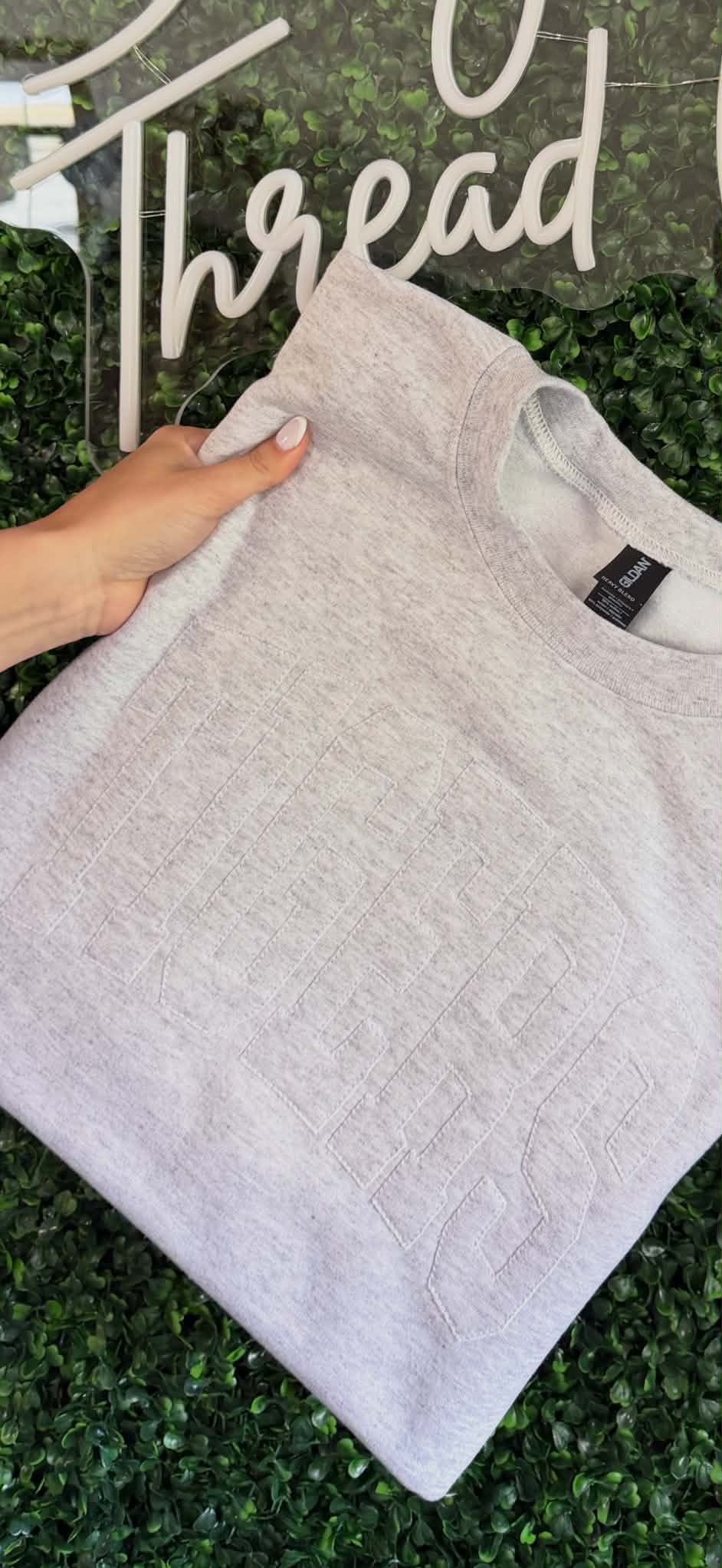 Tigers Tone on Tone Crewneck